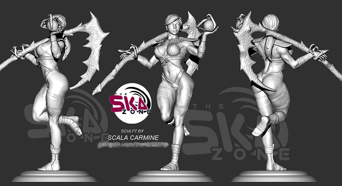 Mortal Kombat - SKARLET Variant 3d model STL Model — view 5