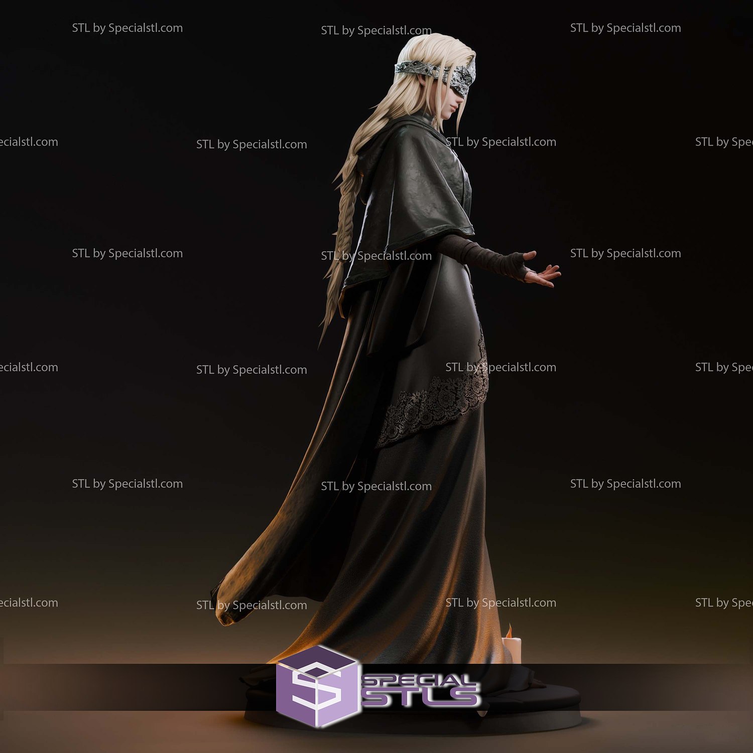 Fire Keeper Dark Souls 3 3D Printer Files STL Model — view 2