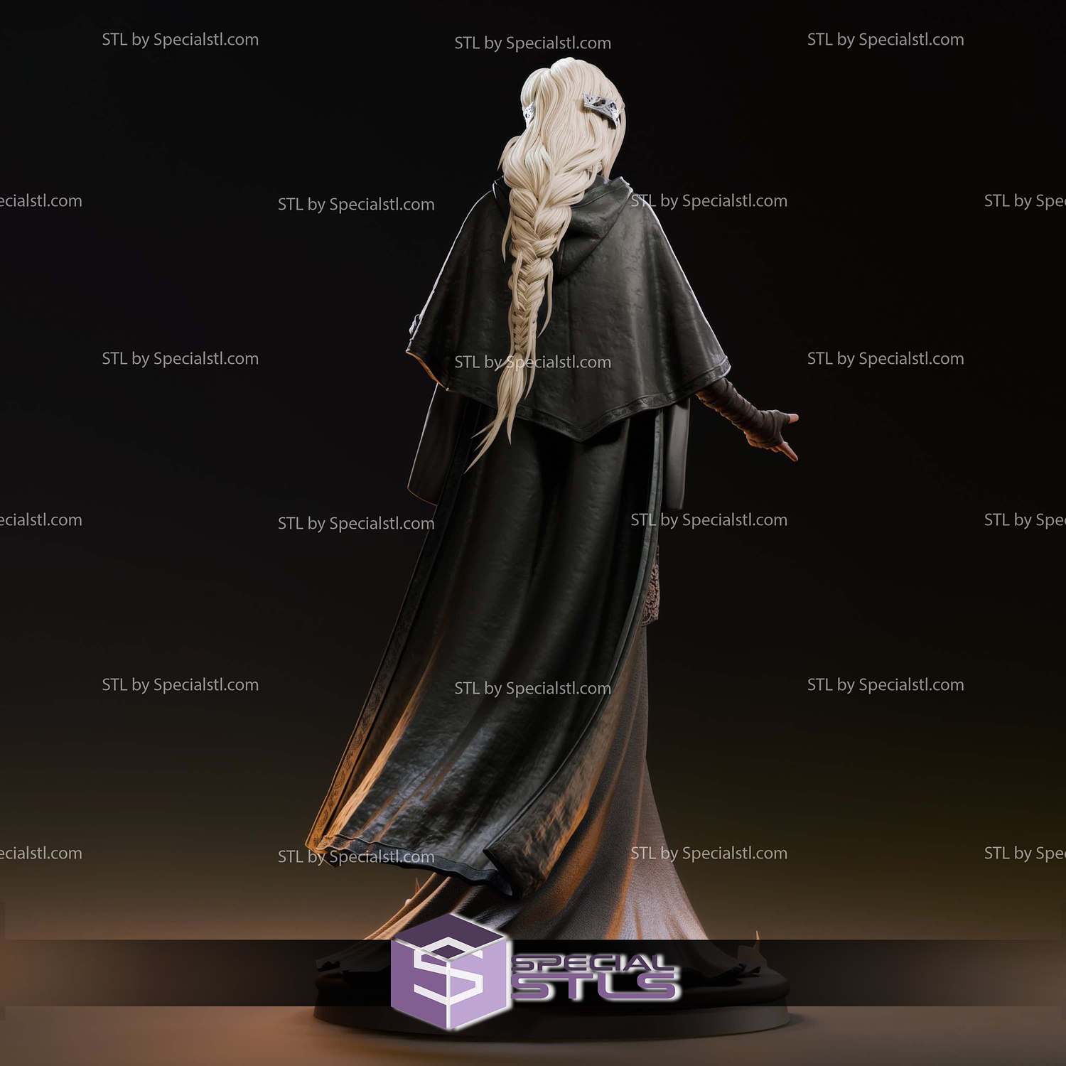Fire Keeper Dark Souls 3 3D Printer Files STL Model — view 3