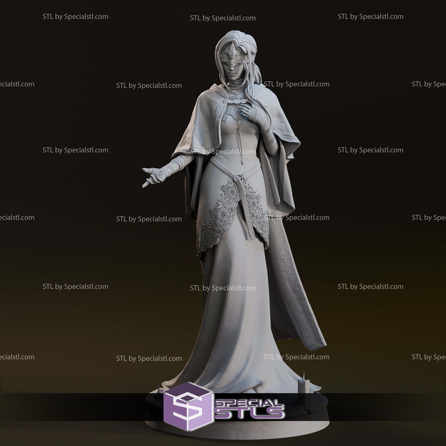 Fire Keeper Dark Souls 3 3D Printer Files STL Model — view 6