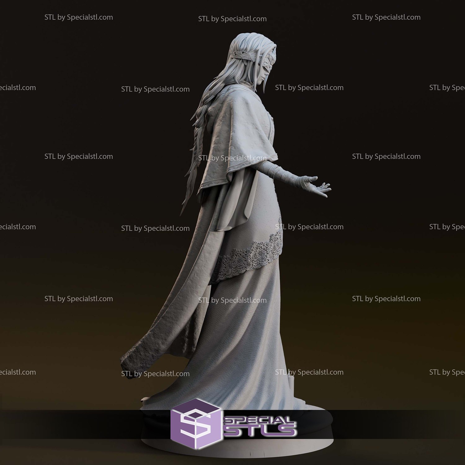 Fire Keeper Dark Souls 3 3D Printer Files STL Model — view 7