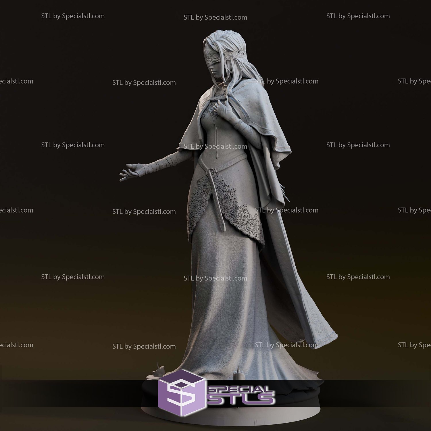 Fire Keeper Dark Souls 3 3D Printer Files STL Model — view 8