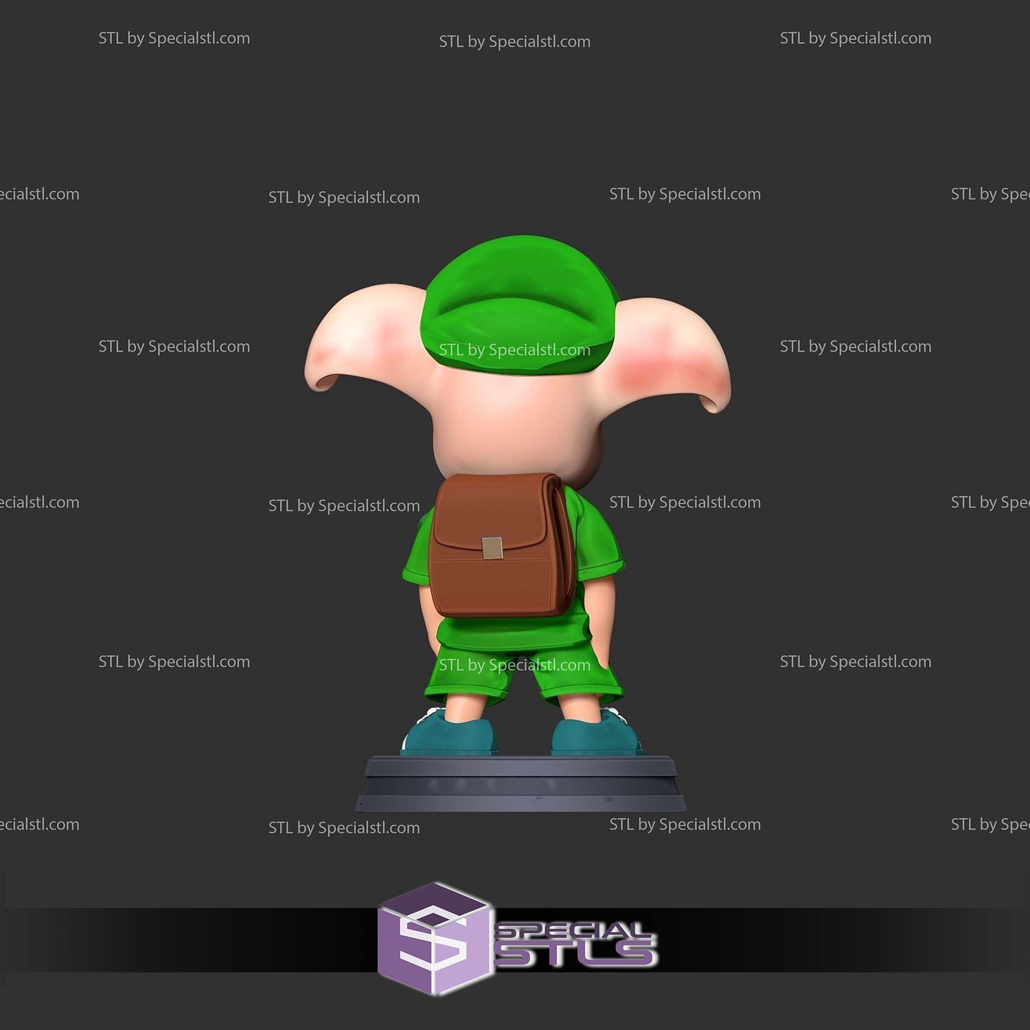 Naughty Oolong School 3D Print Files STL Model — view 3