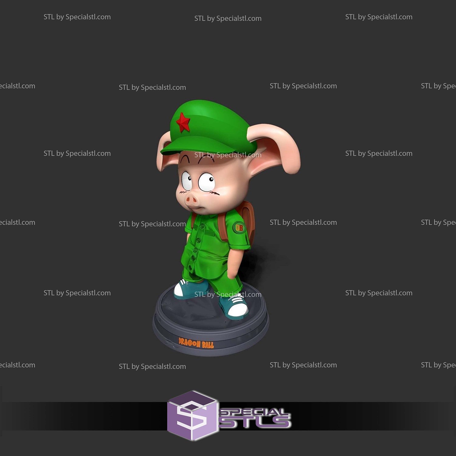Naughty Oolong School 3D Print Files STL Model — view 7