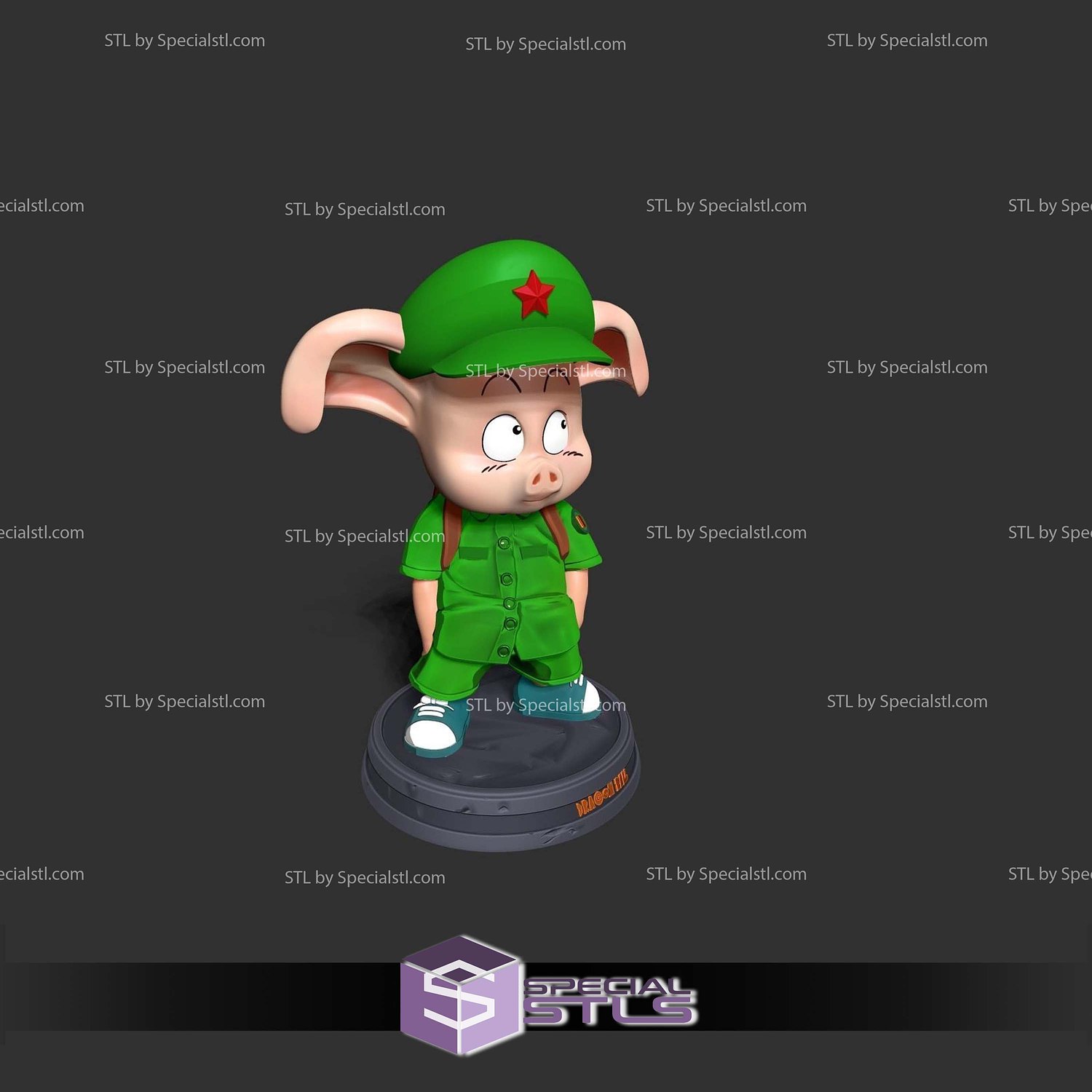 Naughty Oolong School 3D Print Files STL Model — view 8