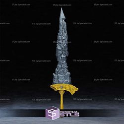 Cosplay STL Files Elden Ring Maliketh Black Blade 3D Model