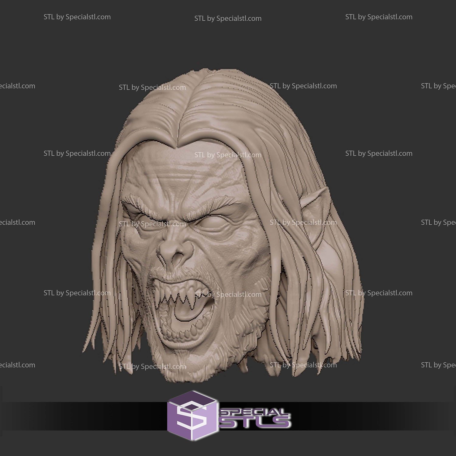 Custom Head STL Collection - Morbius Vampire 3D Model — view 2