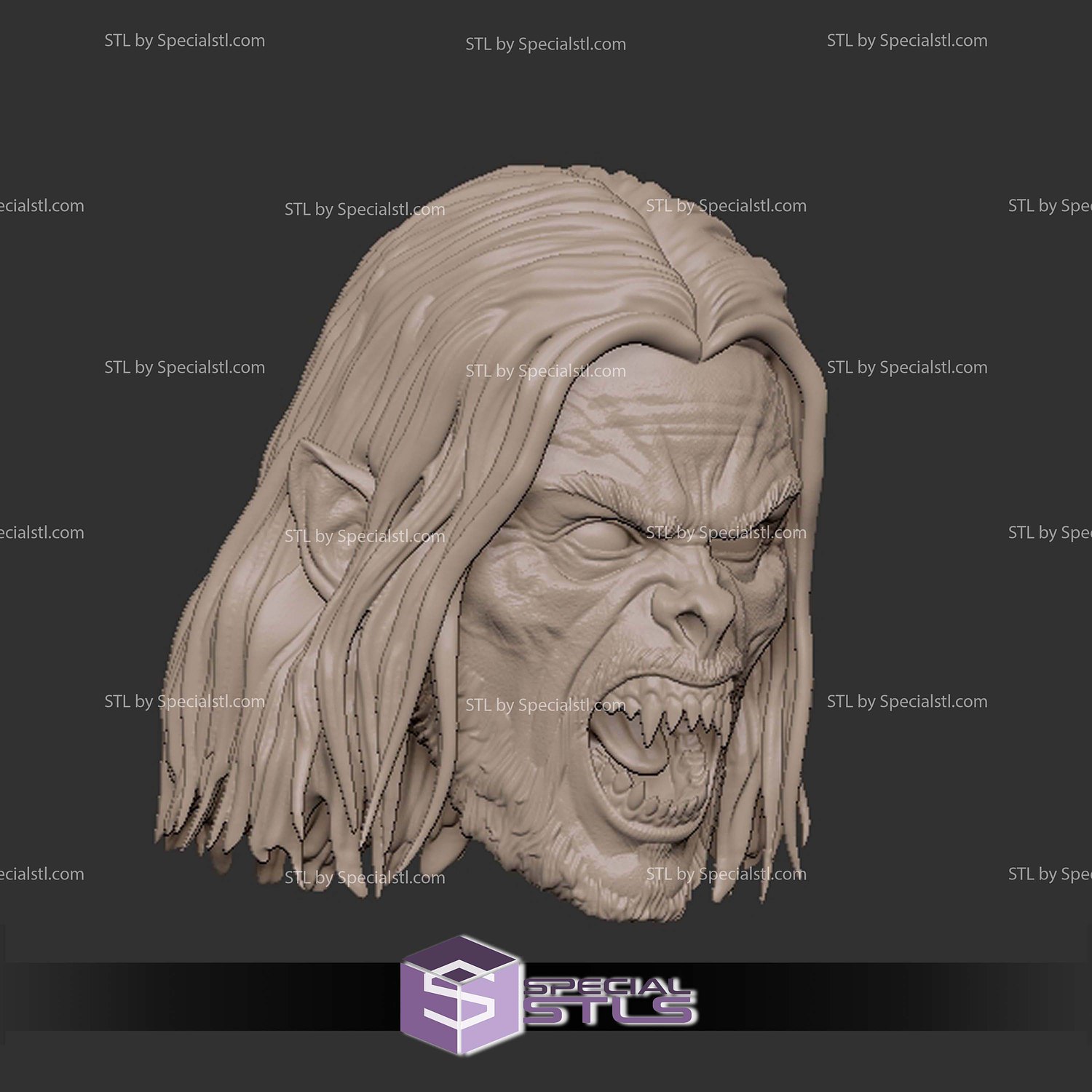Custom Head STL Collection - Morbius Vampire 3D Model — view 3