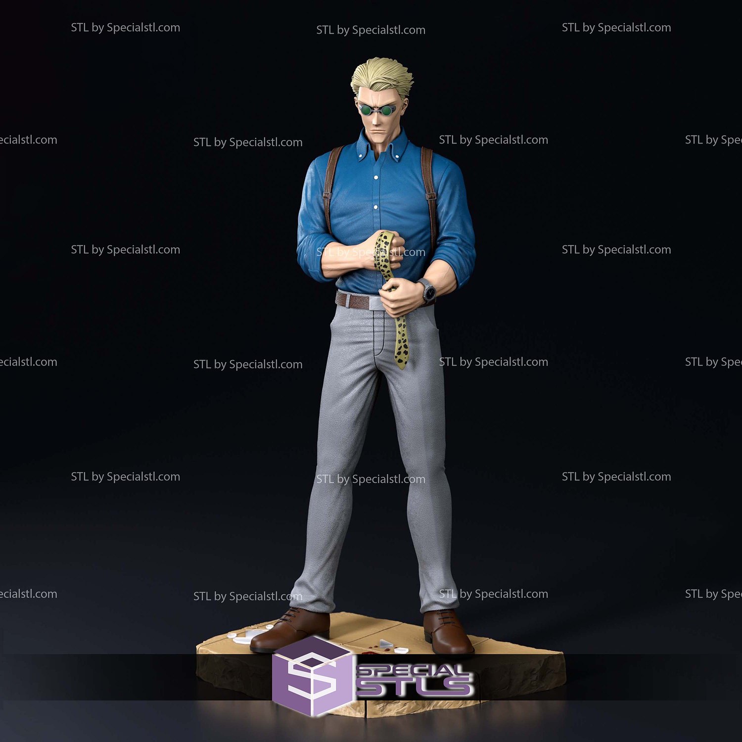 Kento Nanami Standing V3 3D Printing Models STL Model — view 8