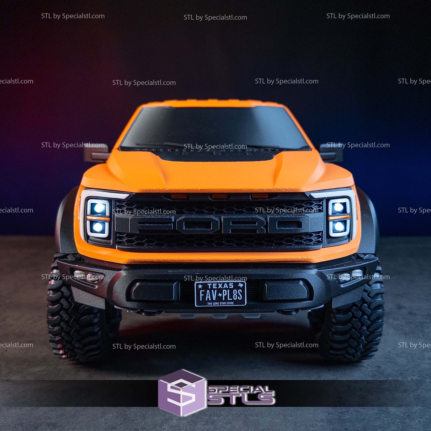 Ford F-150 Raptor Body Kit 1-10 3D Print Files STL Model — view 3