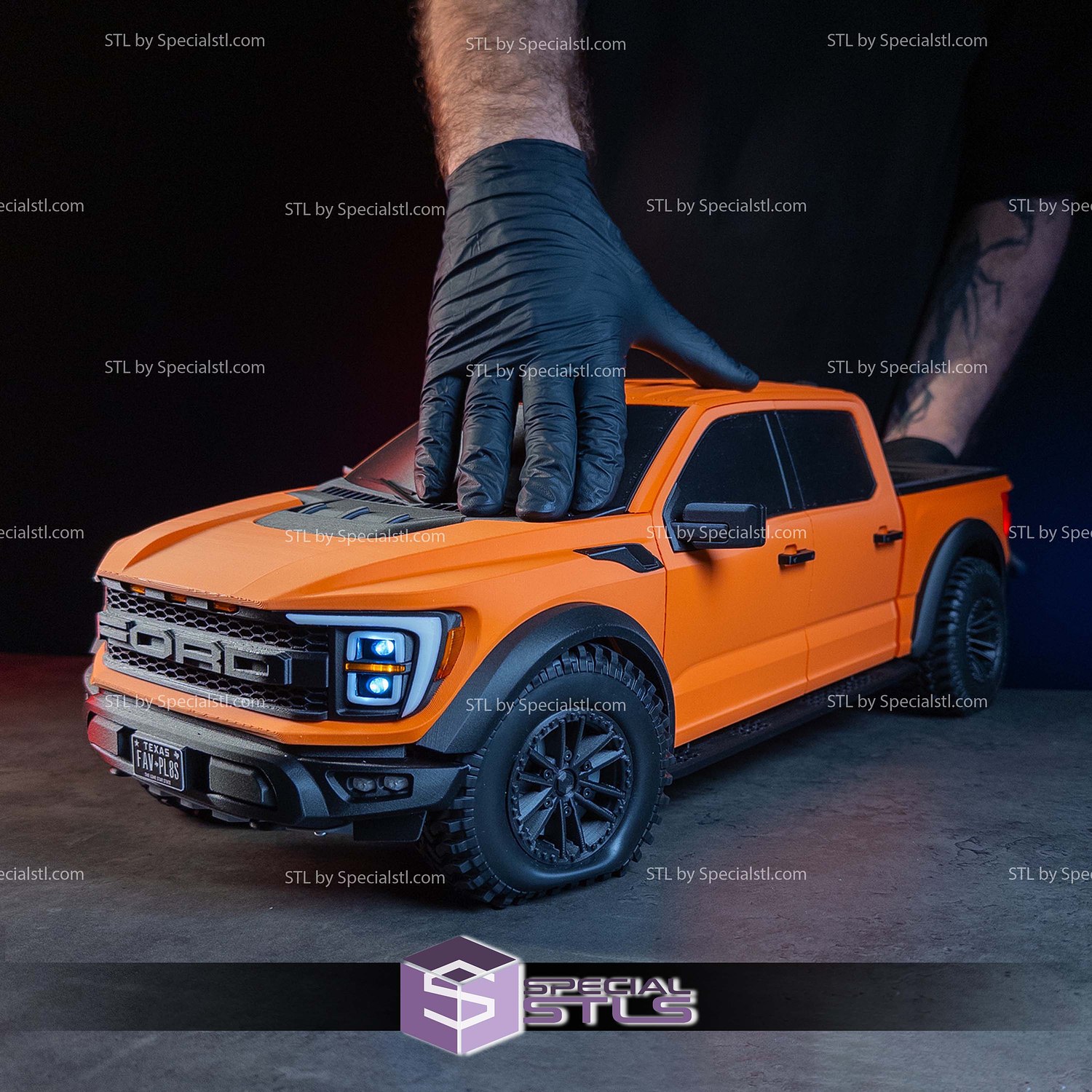 Ford F-150 Raptor Body Kit 1-10 3D Print Files STL Model — view 4