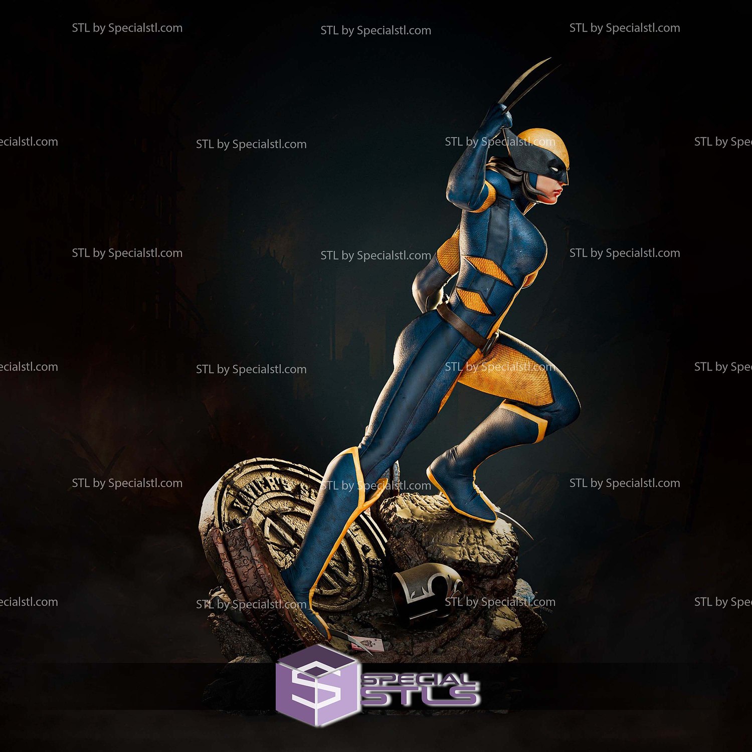 X23 Xavier School Base STL Files 3D Model — view 3