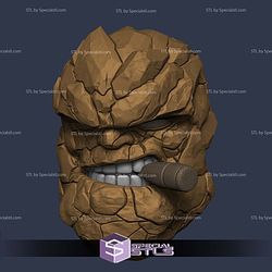 Custom Figure Head Ben Grim The Thing Smoke 3D STL Model