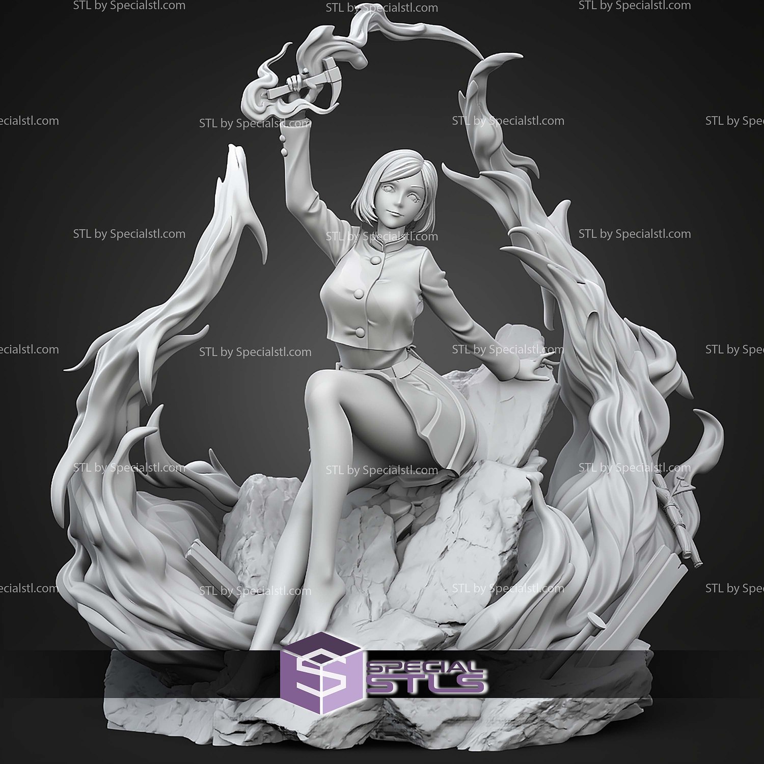 Nobara Kugisaki Jujutsu Kaisen STL Files 3D Model — view 3