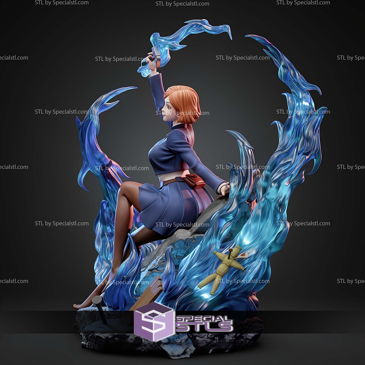 Nobara Kugisaki Jujutsu Kaisen STL Files 3D Model — view 5