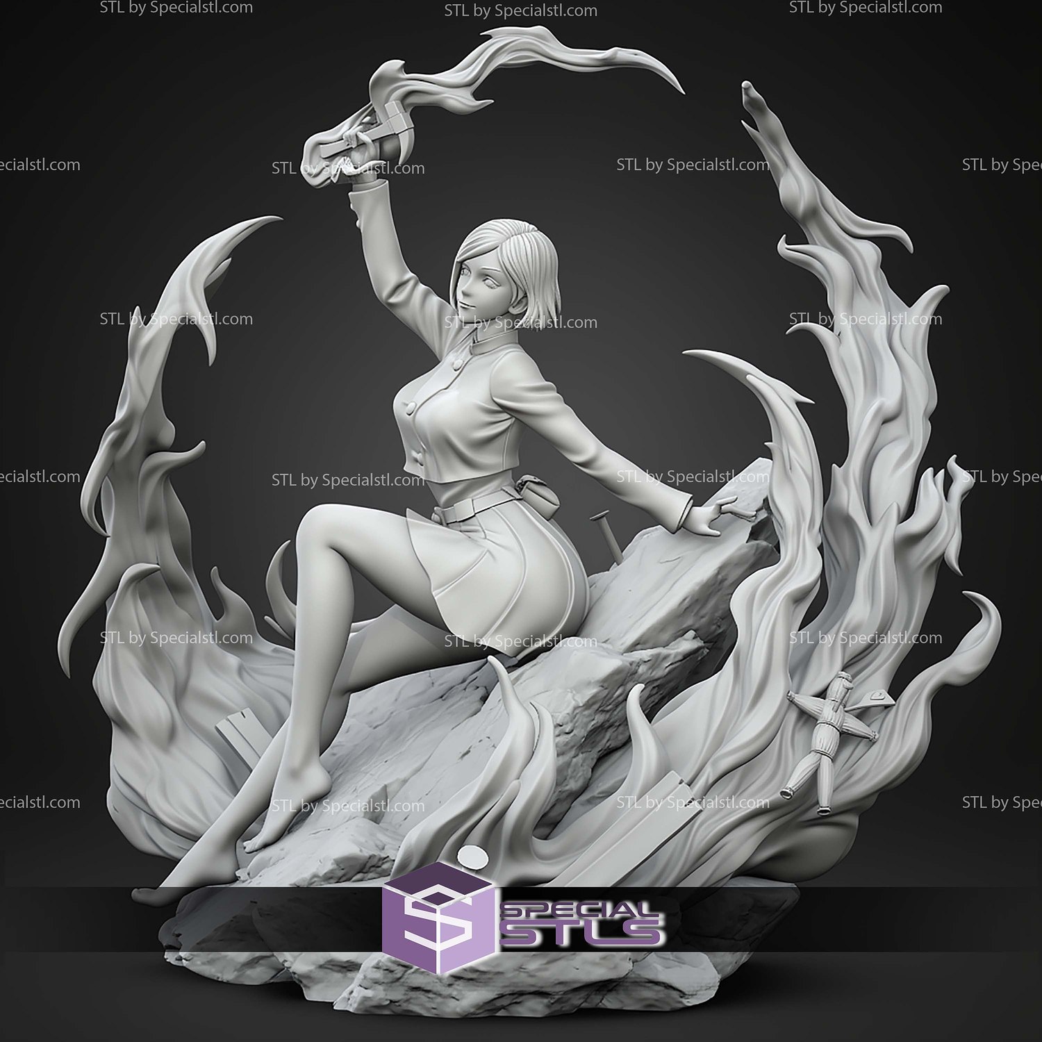 Nobara Kugisaki Jujutsu Kaisen STL Files 3D Model — view 8