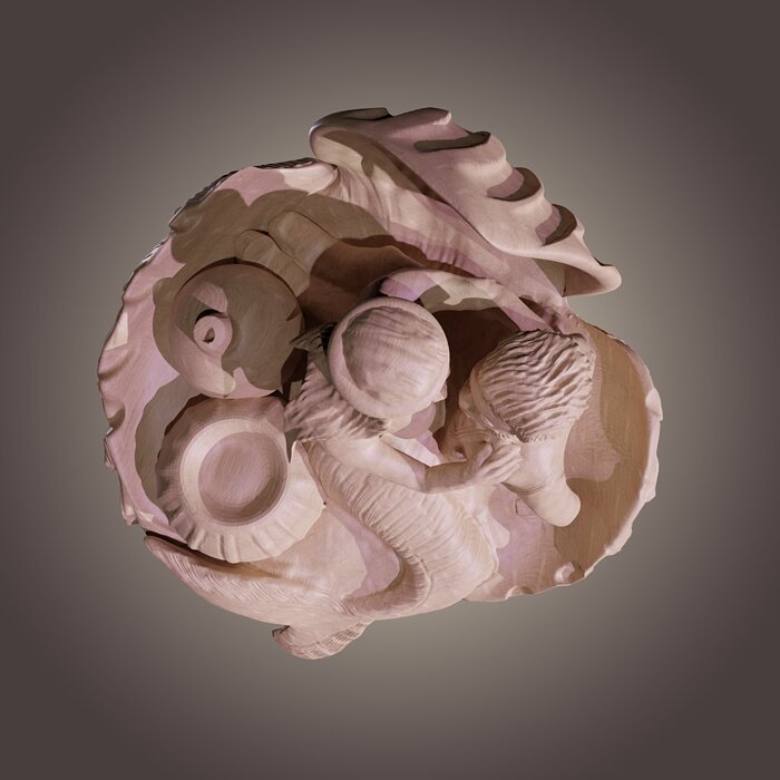 Mermaids love 3D FBX Model — view 5