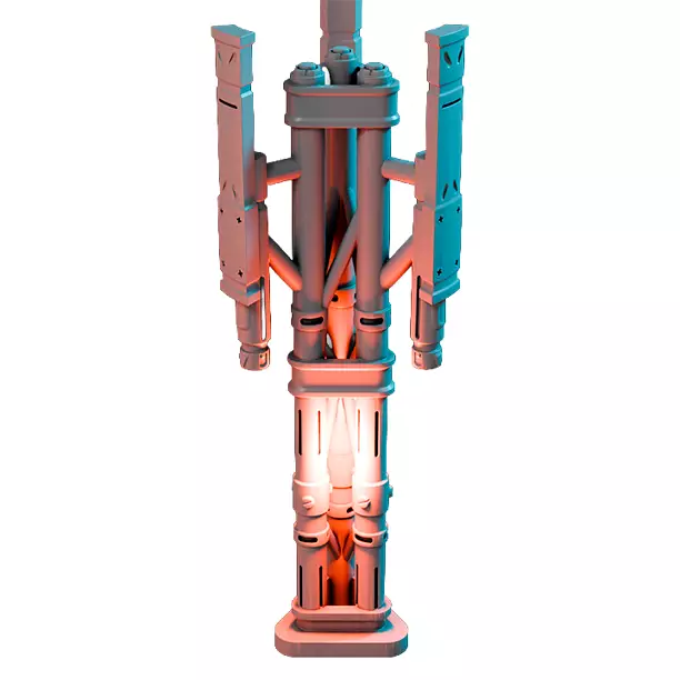 Signal Post The Promised Asteroid I - Resin Miniature Figurine 3D STL Model