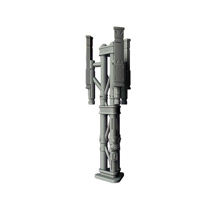 Signal Post The Promised Asteroid I - Resin Miniature Figurine 3D STL Model — view 2