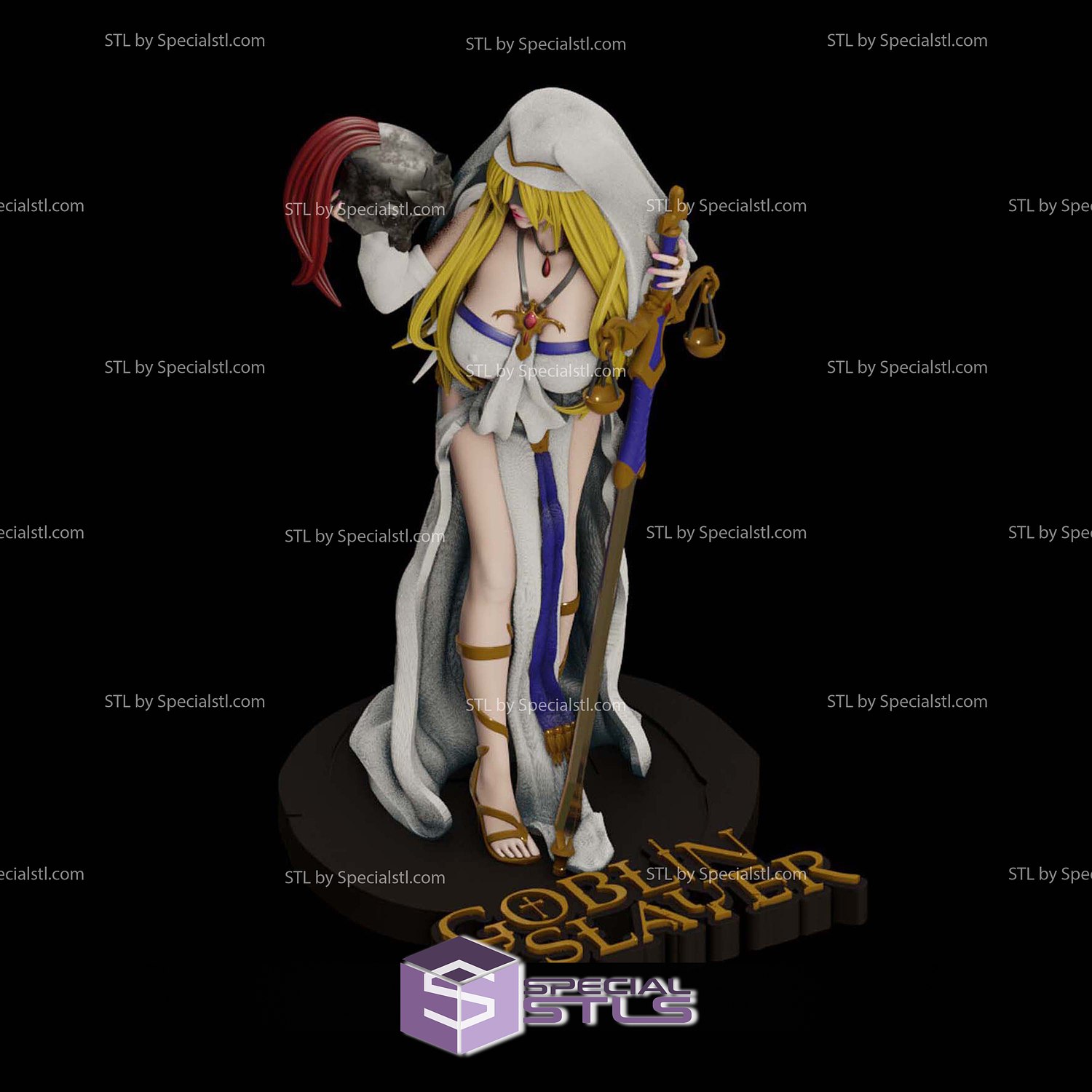 Goblin Slayer Sword Maiden Attractive 3D Model Sculpture STL Model — view 4