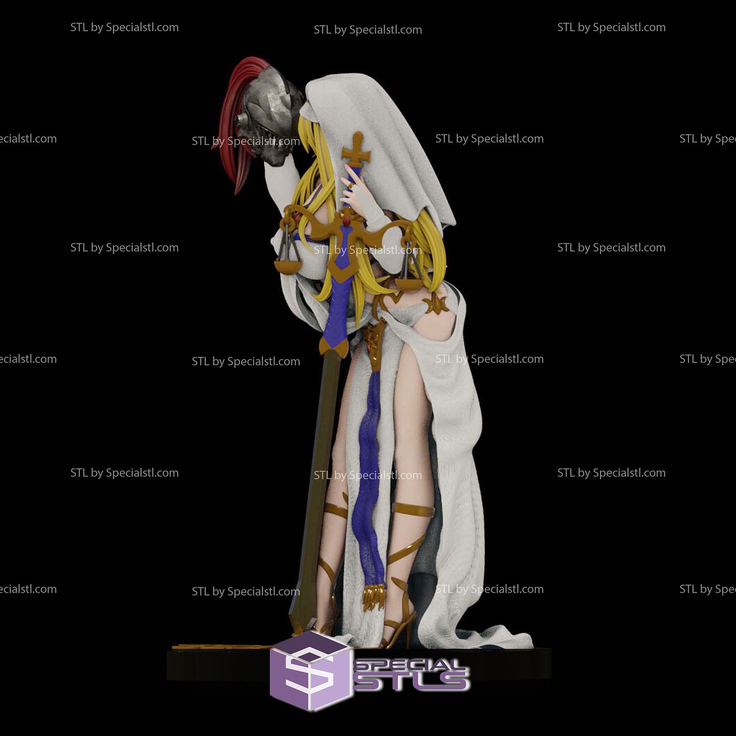 Goblin Slayer Sword Maiden Attractive 3D Model Sculpture STL Model — view 5