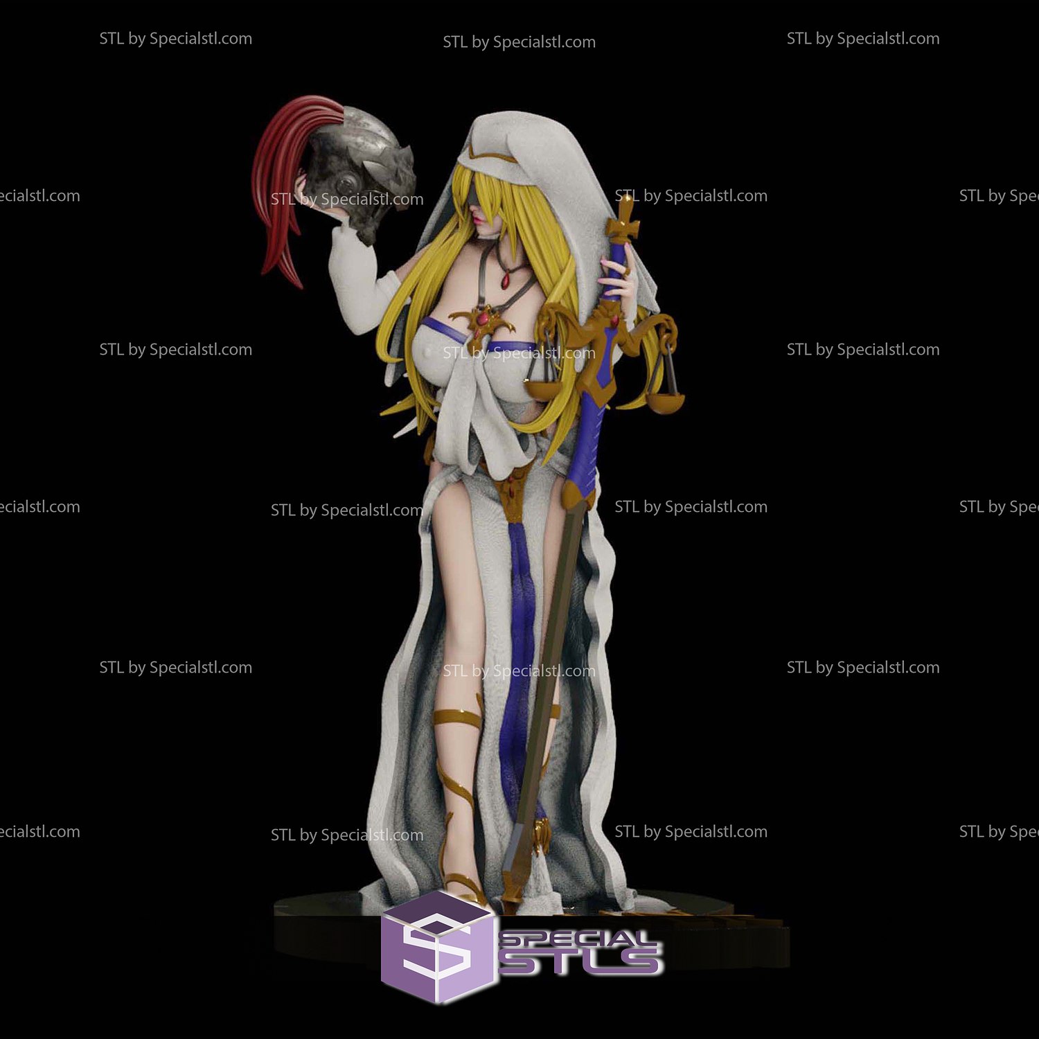 Goblin Slayer Sword Maiden Attractive 3D Model Sculpture STL Model — view 6