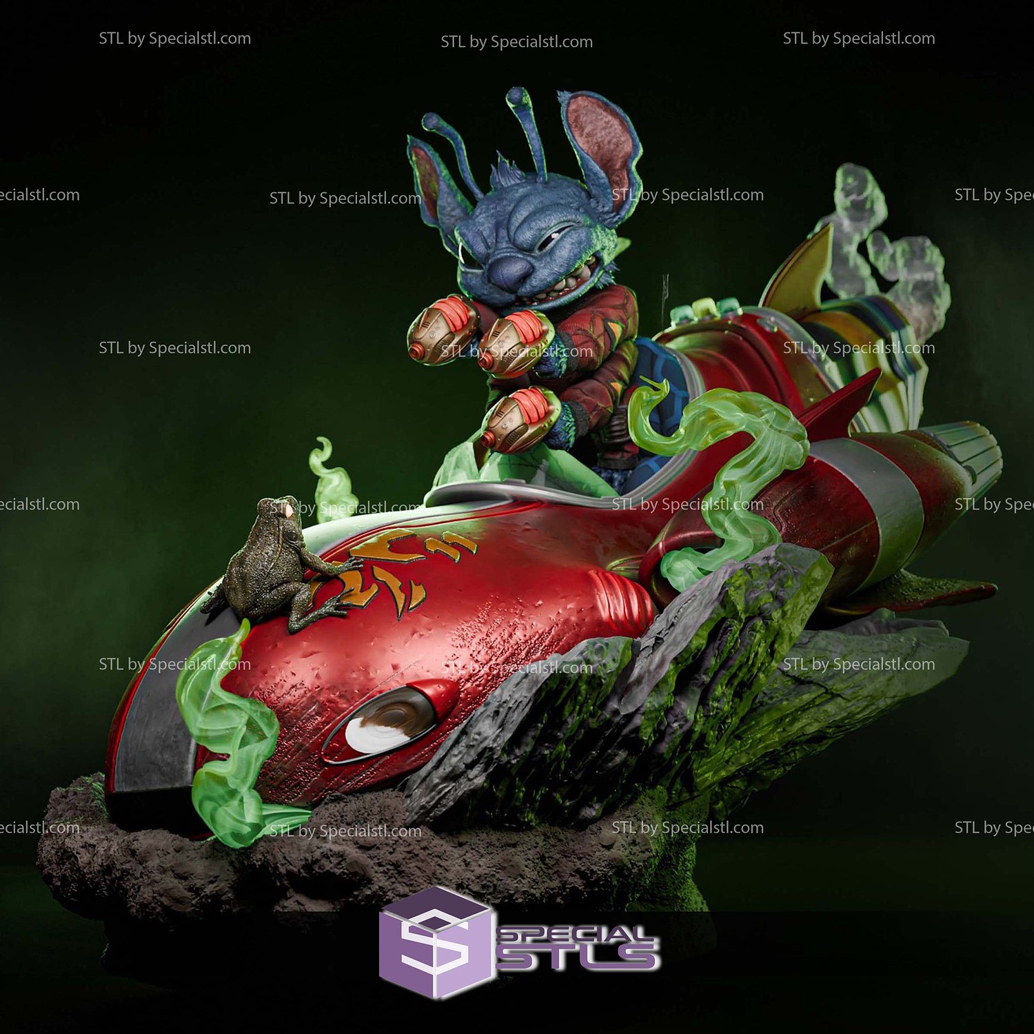 Stich Alien the Movie 3D Printer Files STL Model — view 2