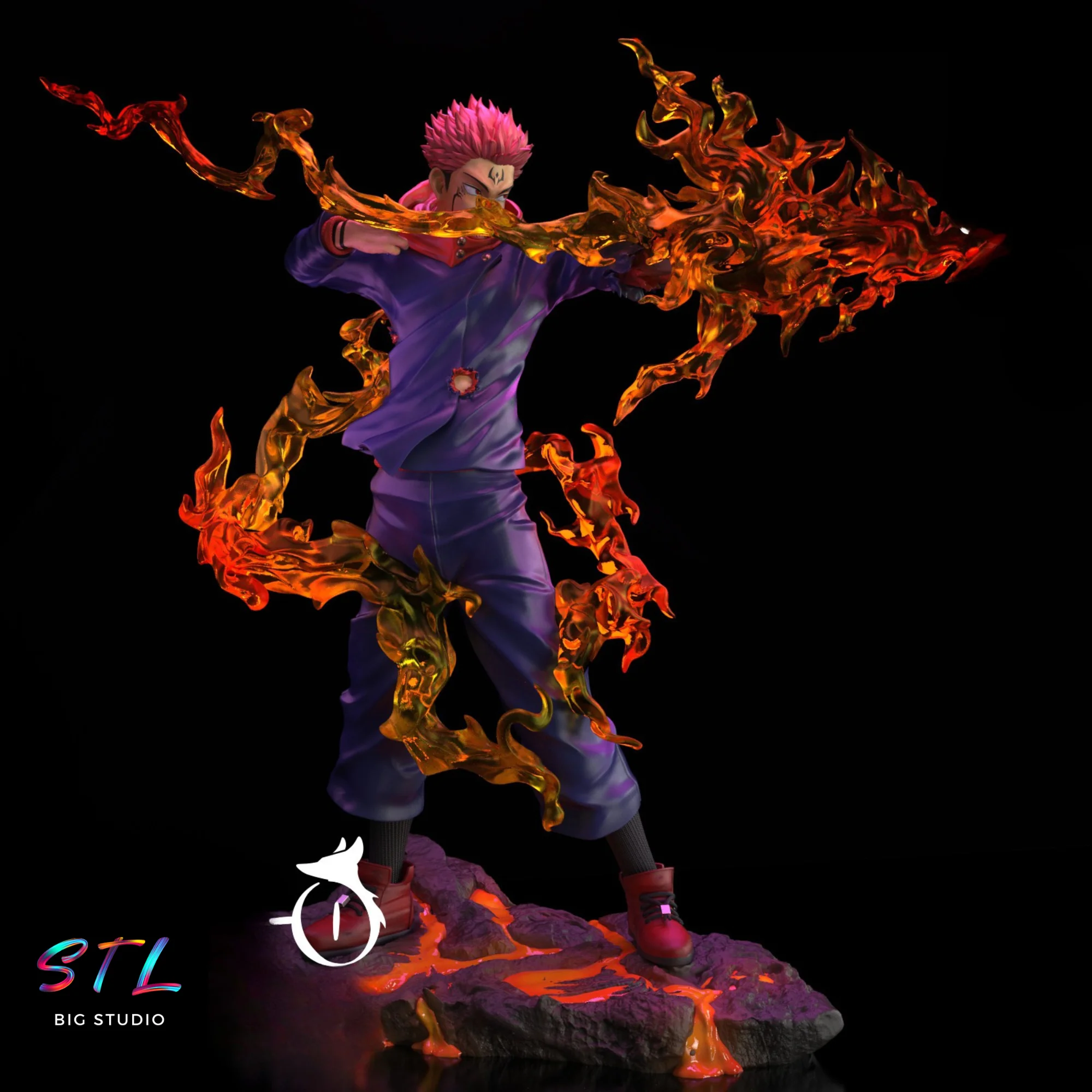 Ryomen Sukuna STL | Jujutsu Kaisen | 3D Printable Figure Model