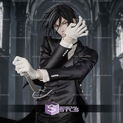 Sebastian Michaelis Kuroshitsuji STL Files 3D Model