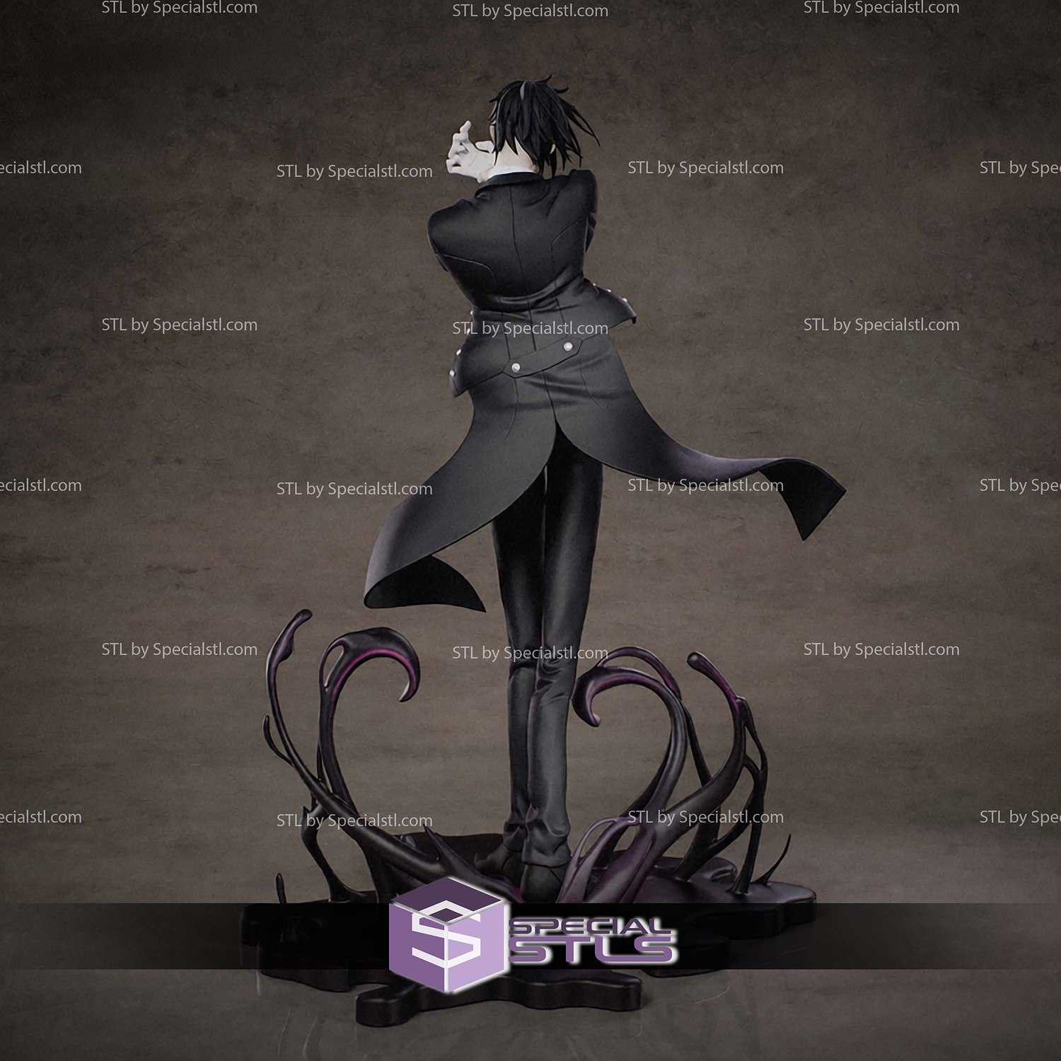 Sebastian Michaelis Kuroshitsuji STL Files 3D Model — view 3
