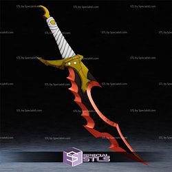 Cosplay STL Files Knight Killer Dagger 3D Model