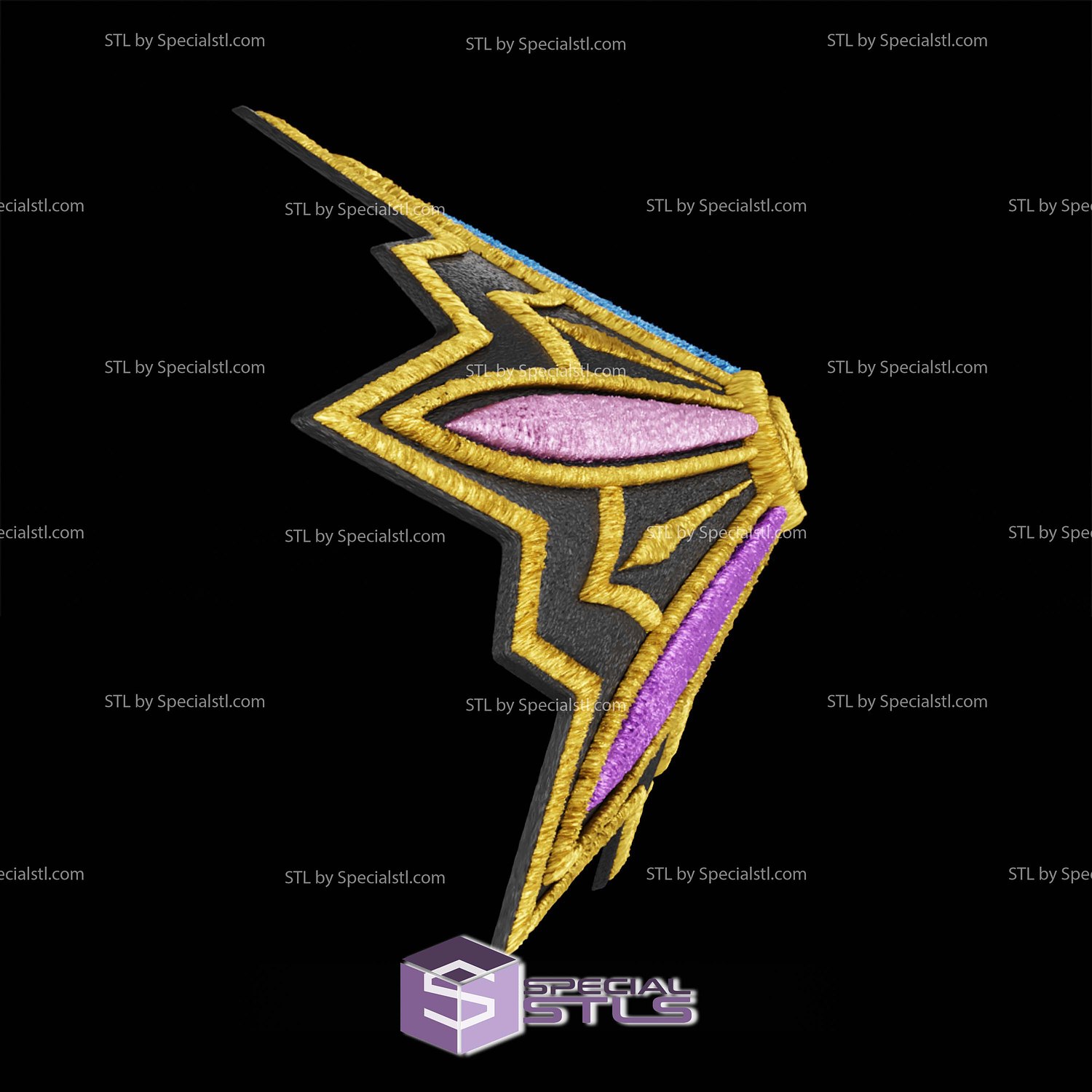 Cosplay STL Files Rumi Kpop Demon Hunter Shoulder Armor 3D Model — view 2