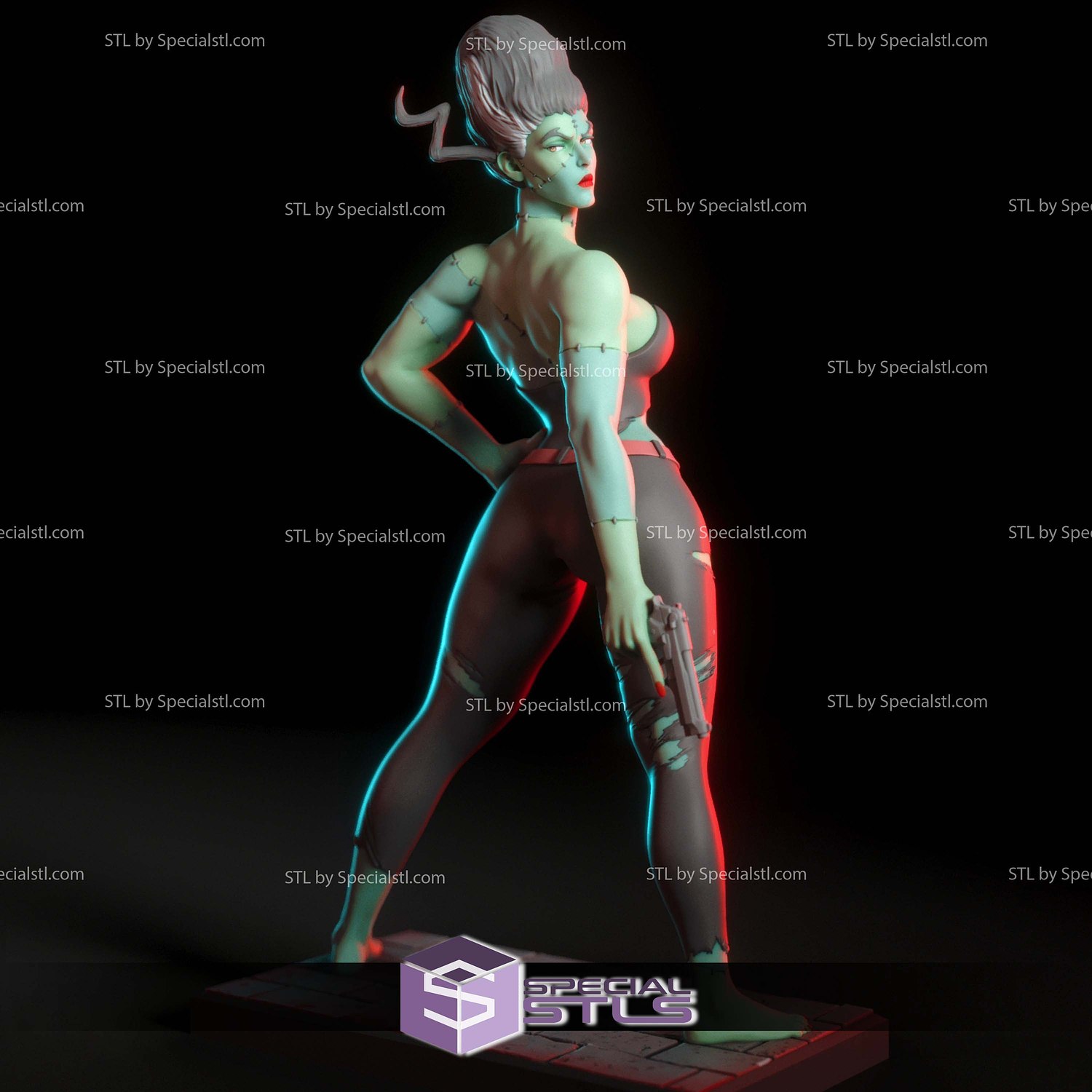The Bride Creature Commandos DC 3D Printer Files STL Model — view 2