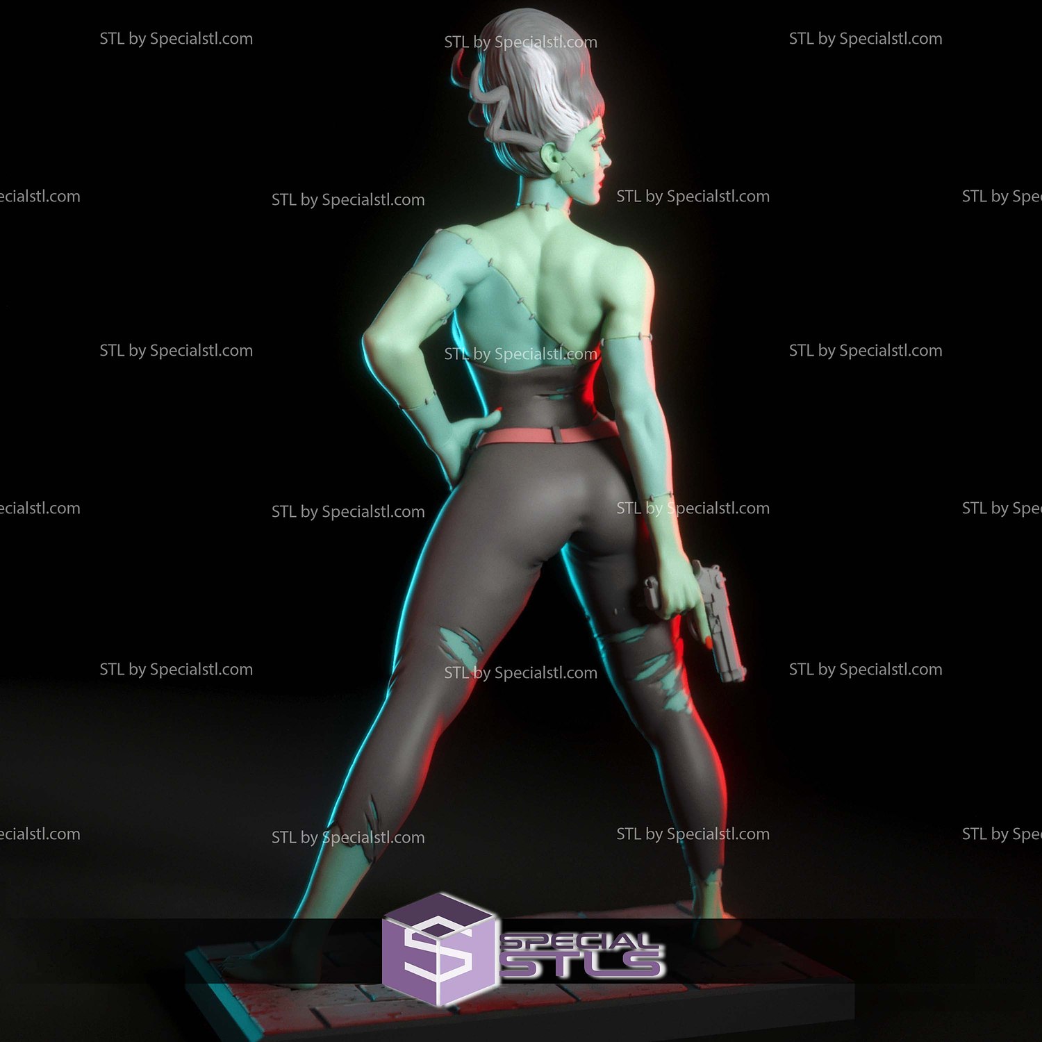 The Bride Creature Commandos DC 3D Printer Files STL Model — view 3