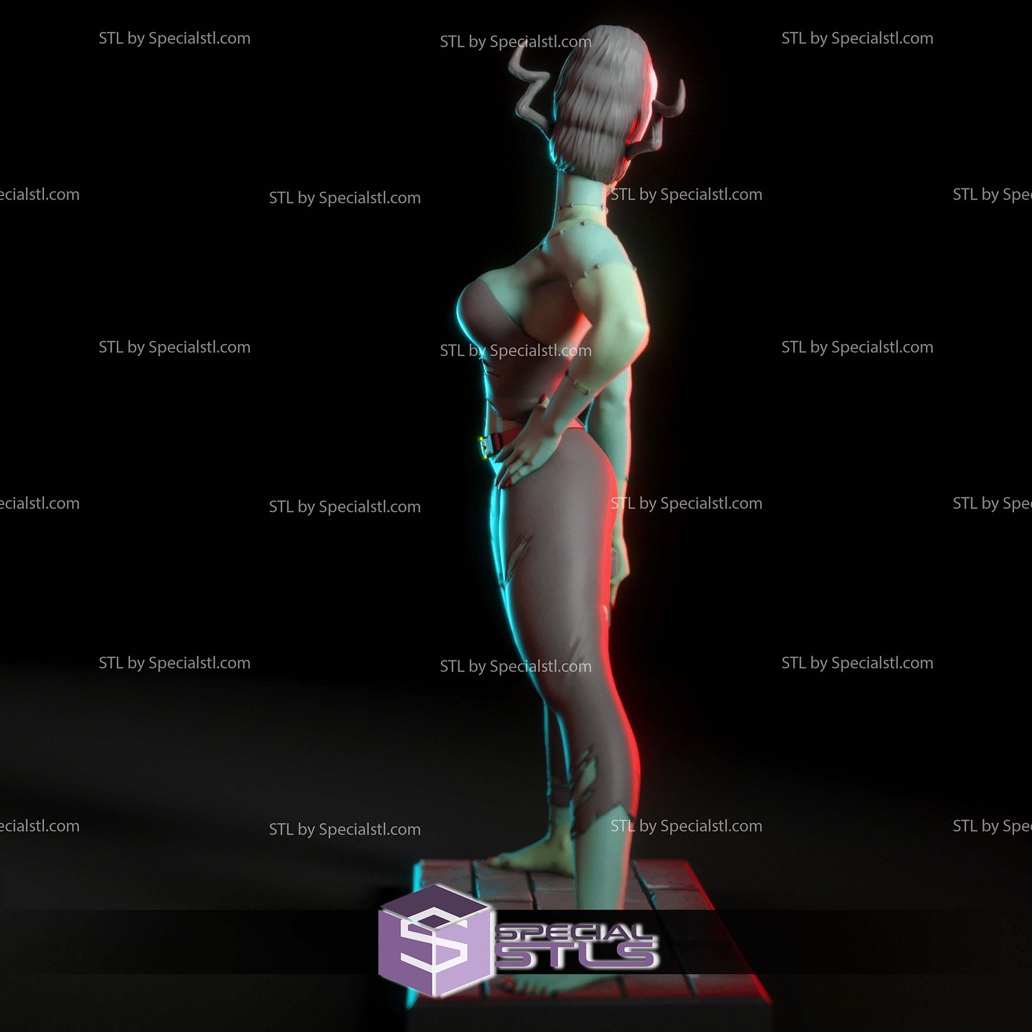 The Bride Creature Commandos DC 3D Printer Files STL Model — view 4