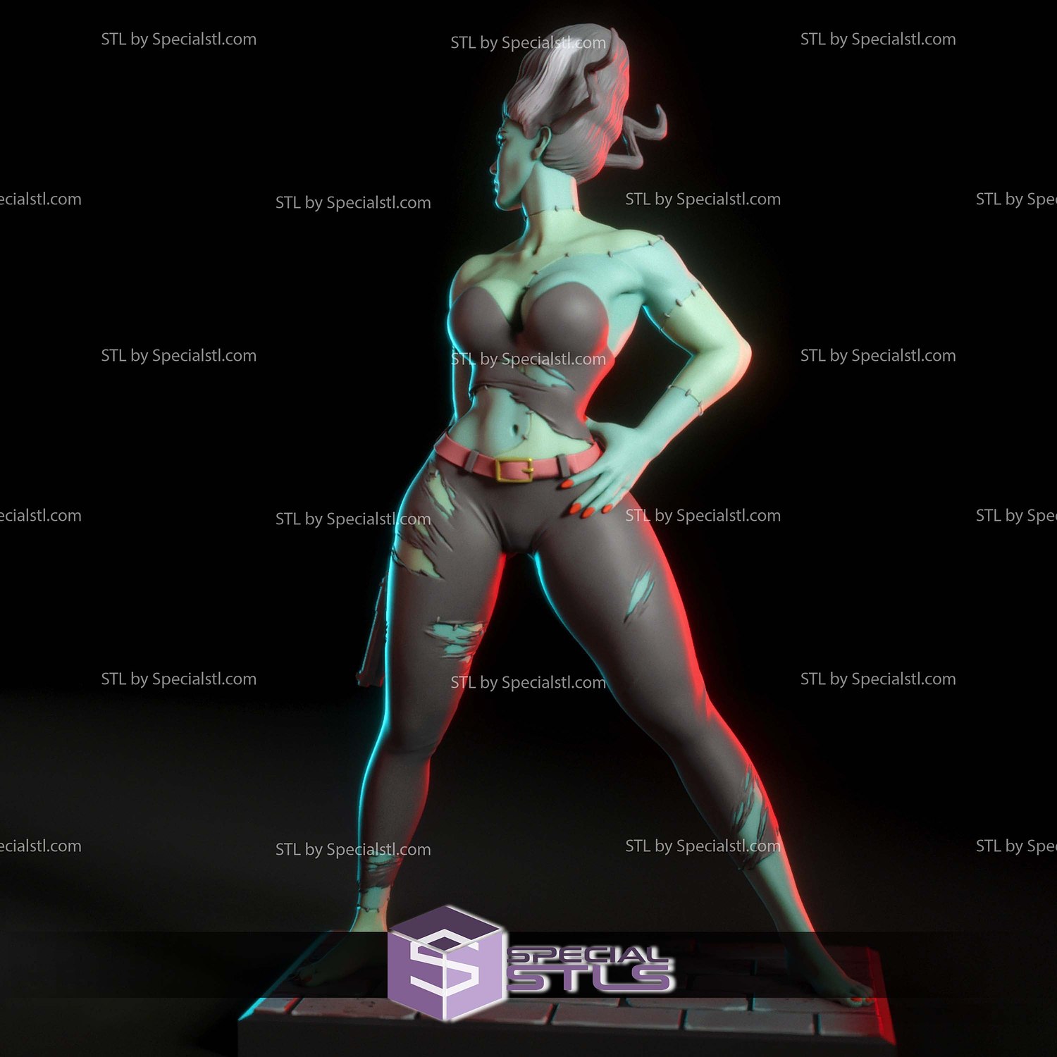 The Bride Creature Commandos DC 3D Printer Files STL Model — view 5