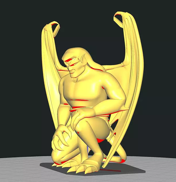 Goliath the Gargoyle 3D STL Model