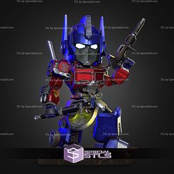 Optimus Prime Chibi V2 STL Files 3D Model