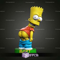 Bart Simpson Naughty STL Files 3D Model