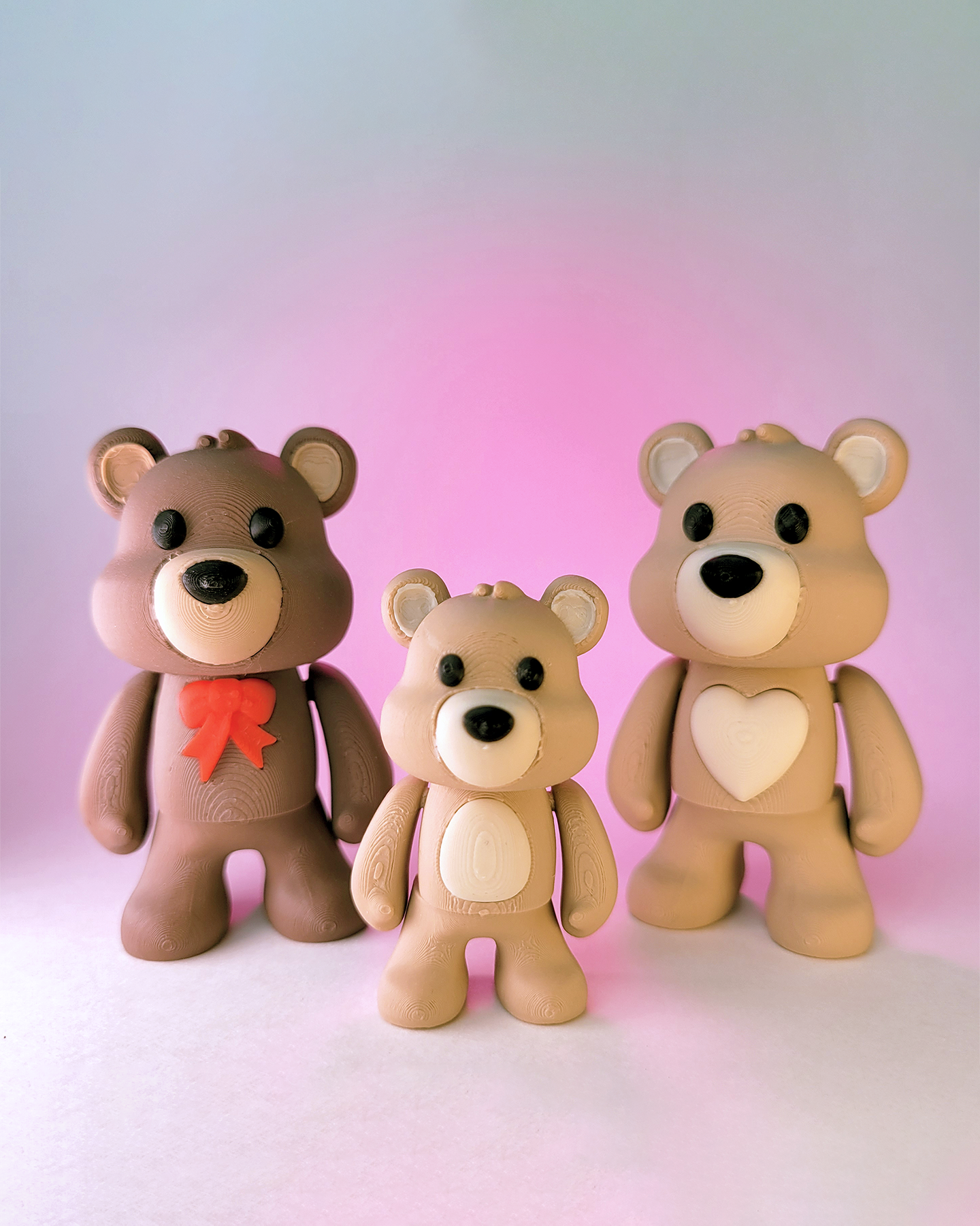SweetPaw - Cute, Articulated Teddy Bear 3D 3MF Model