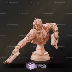Star Lord Bust Marvel Rivals STL Files 3D Model