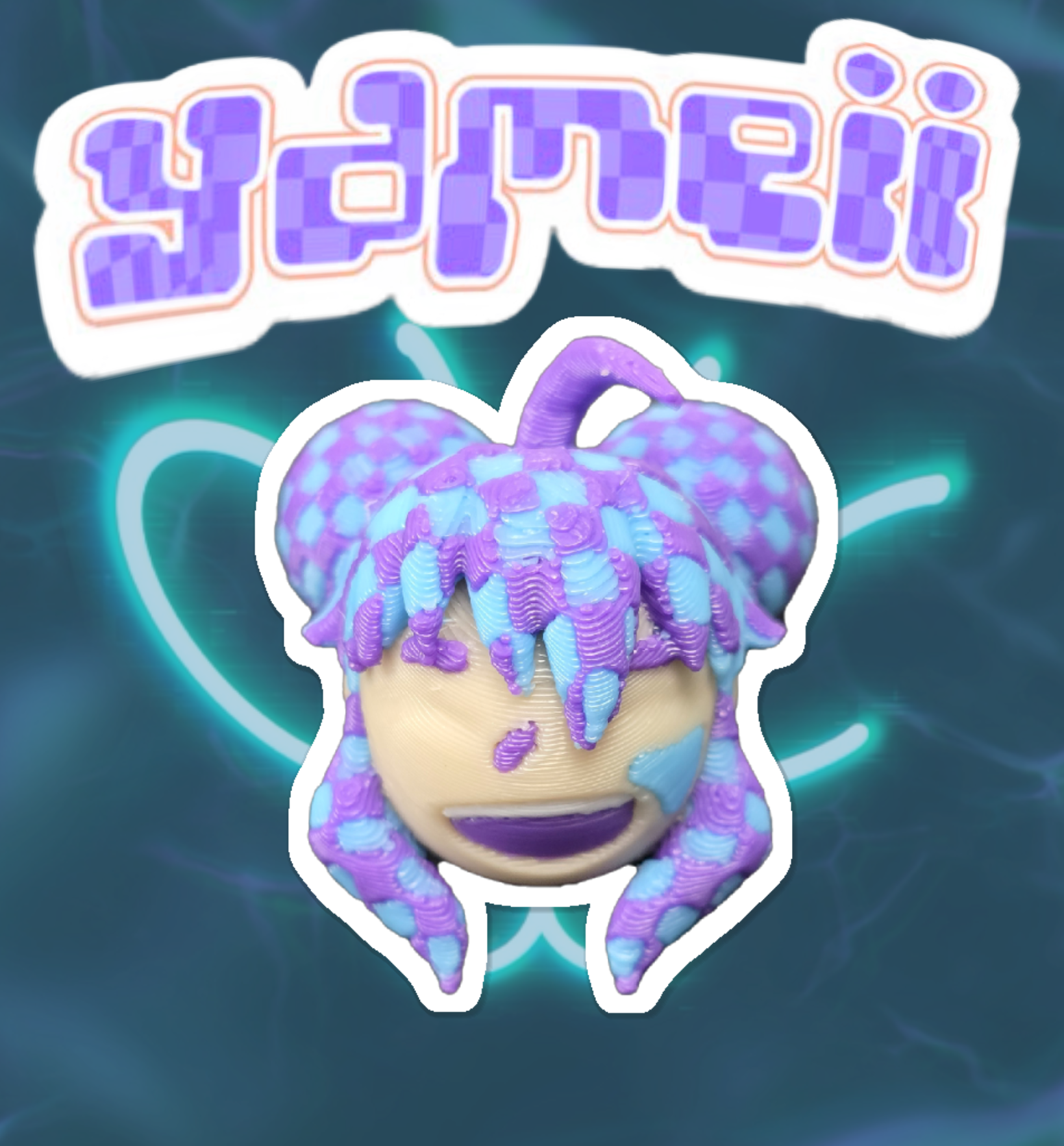 Yameii pin painted.3mf 3D Model — view 2