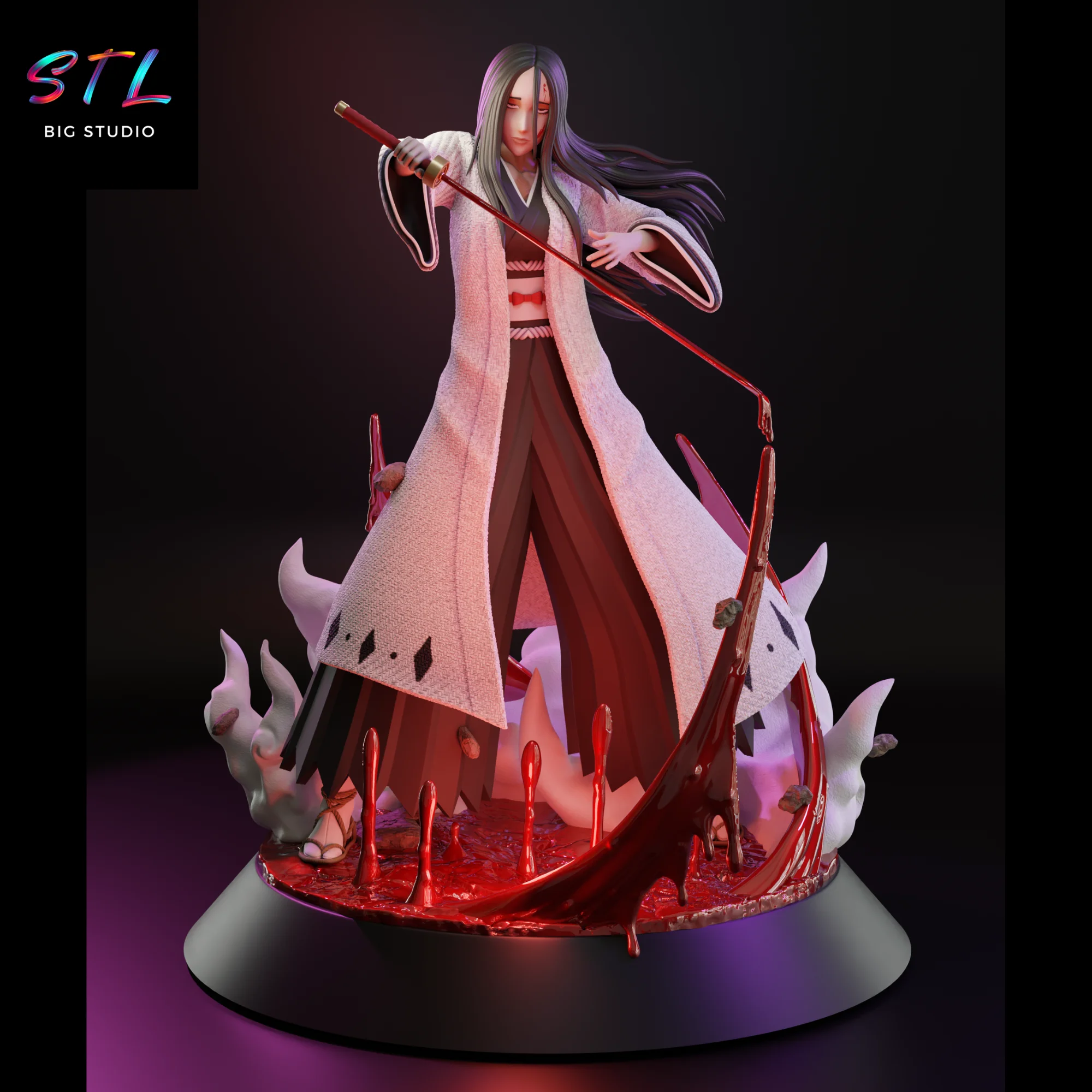 Retsu Unohana STL | 3D Printable Figure | Bleach Model — view 1