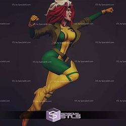 Rogue X Men Basic STL Files 3D Model
