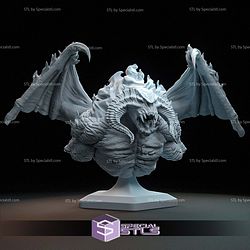 Balrog Fire Bust STL Files 3D Model