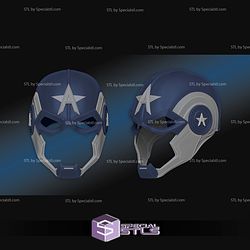 Cosplay STL Files US Agent Helmet Variant 3D Model