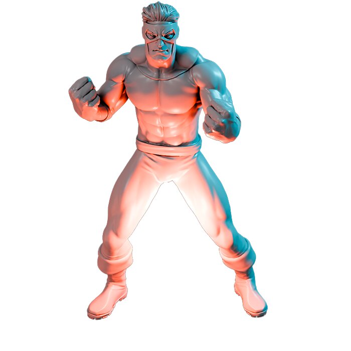 Post Hole Digger VI - Scale Tabletop Model 3D STL Model — view 3