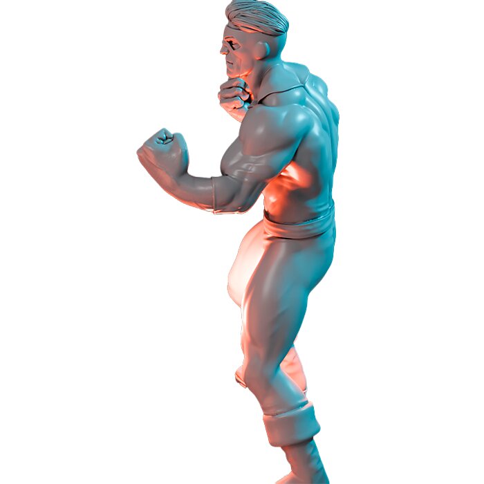 Post Hole Digger VI - Scale Tabletop Model 3D STL Model — view 5