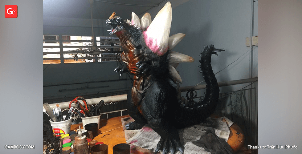 Space Godzilla 3D Printer Files | Assembly STL Model