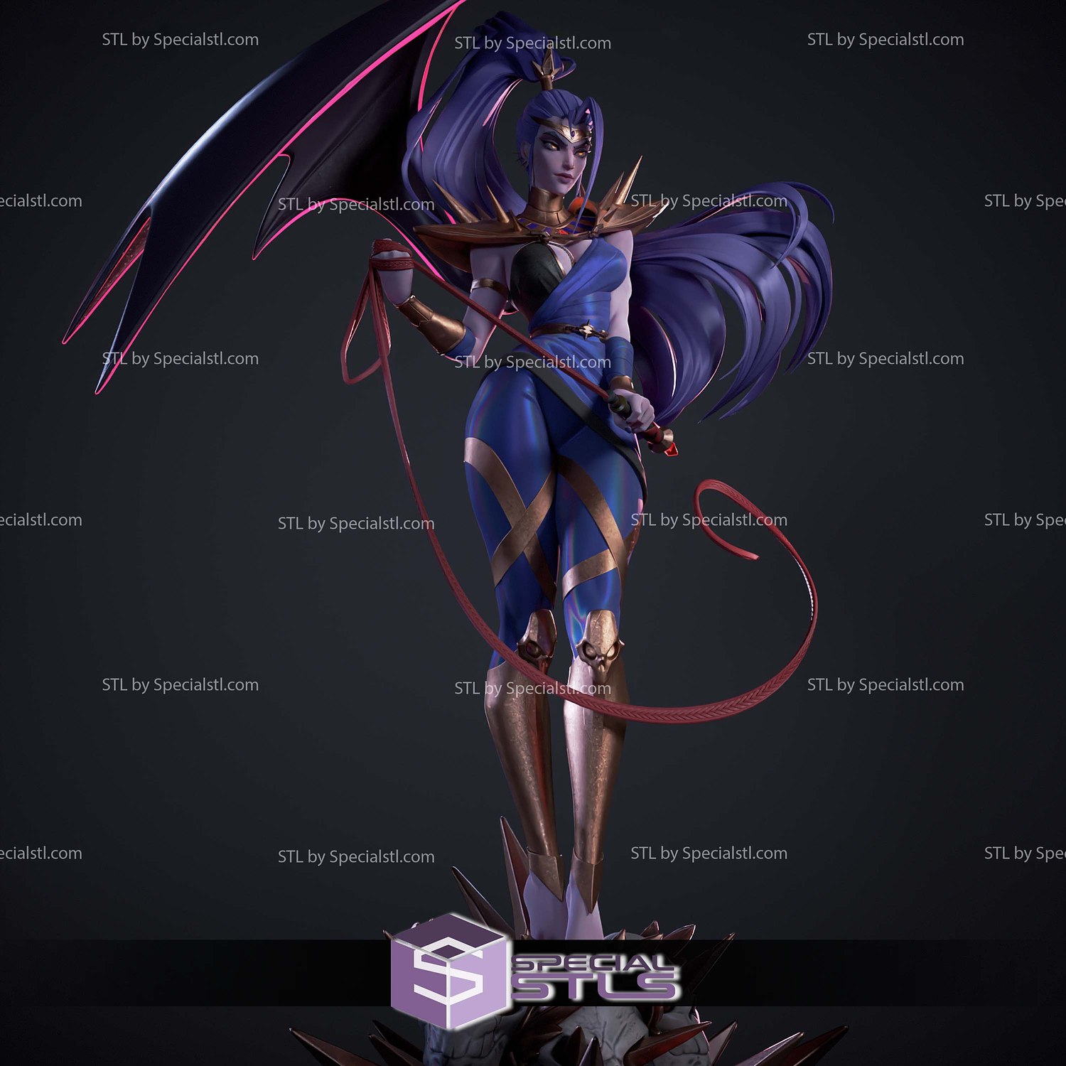 Megaera Hades 345mm STL Files 3D Model — view 2